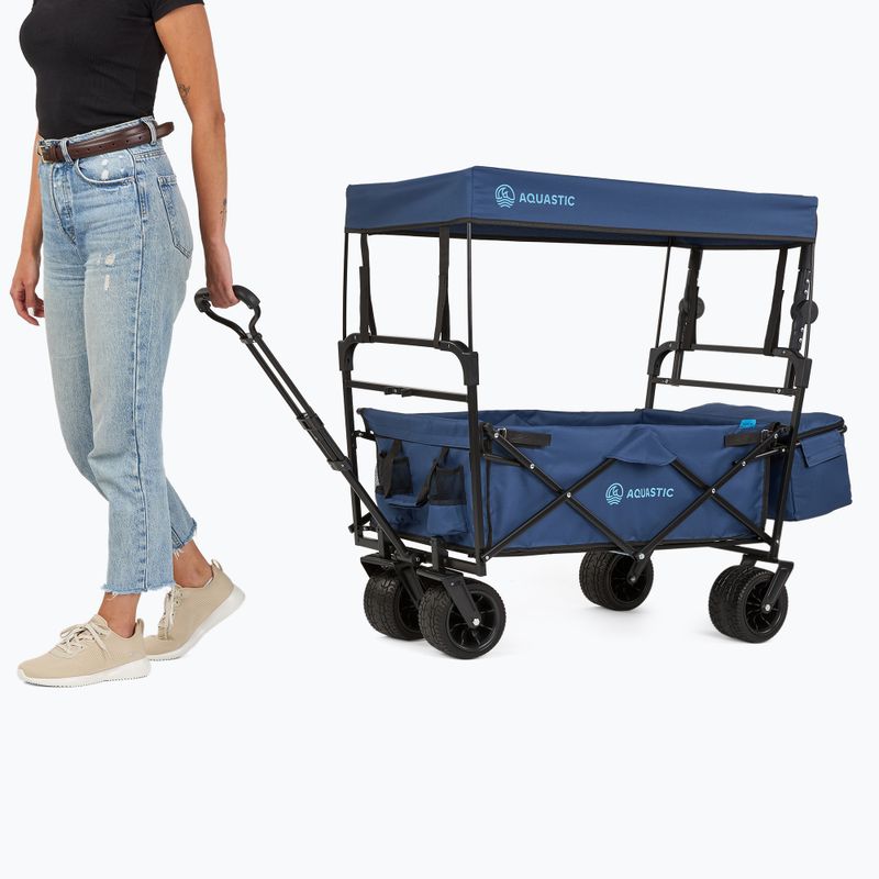 Wózek transportowy AQUASTIC Cart niebieski 9