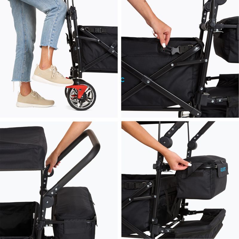 Wózek transportowy AQUASTIC Luxor czarny 7