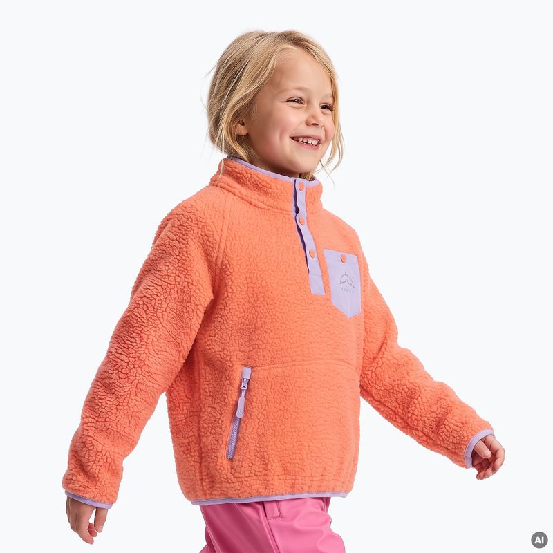 Bluza polarowa dziecięca KADVA RODIA KDG pomarańczowy 4