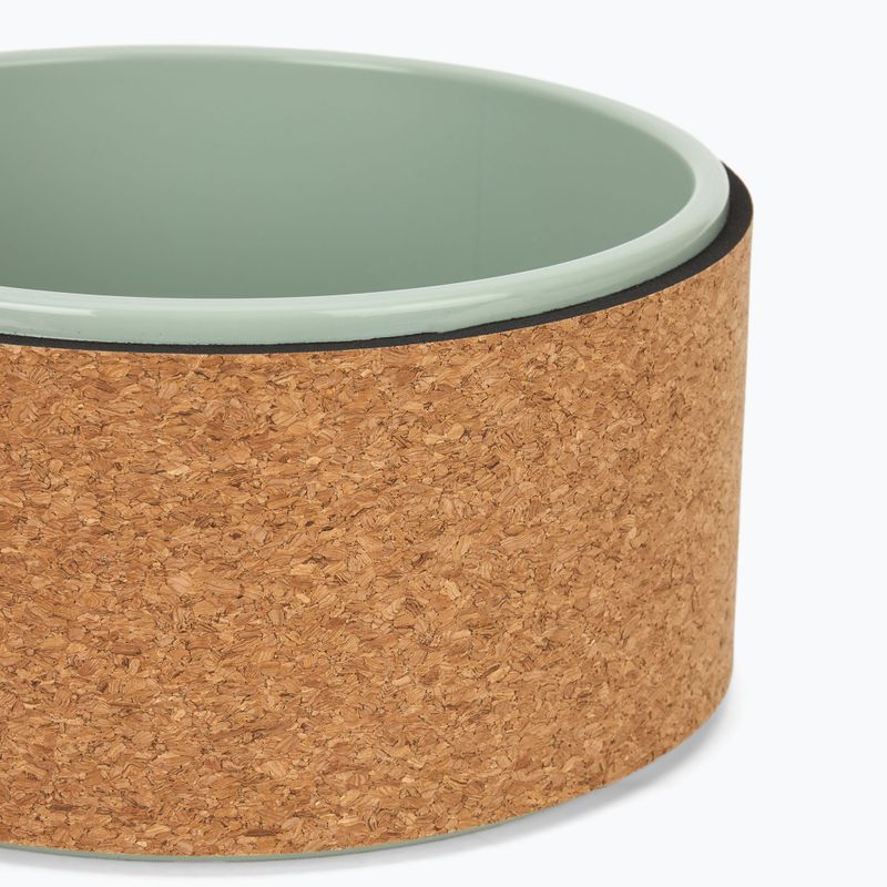 Obręcz do jogi XTREXO korkowa Flowheel 26 cm oliwkowy 4