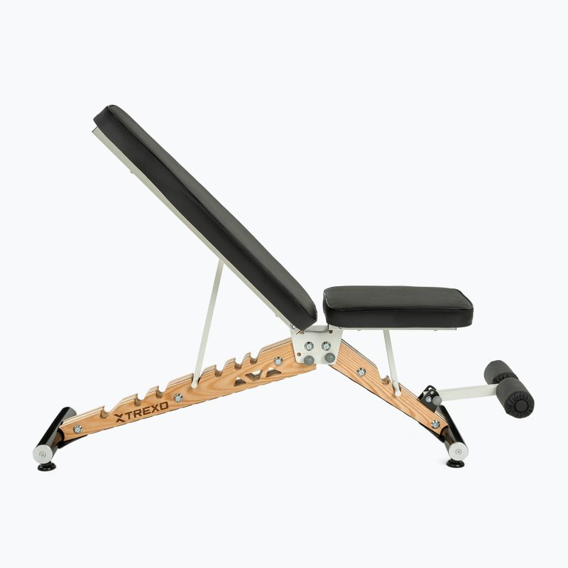 Ławka treningowa XTREXO Regulowana Leszy drewniana 4