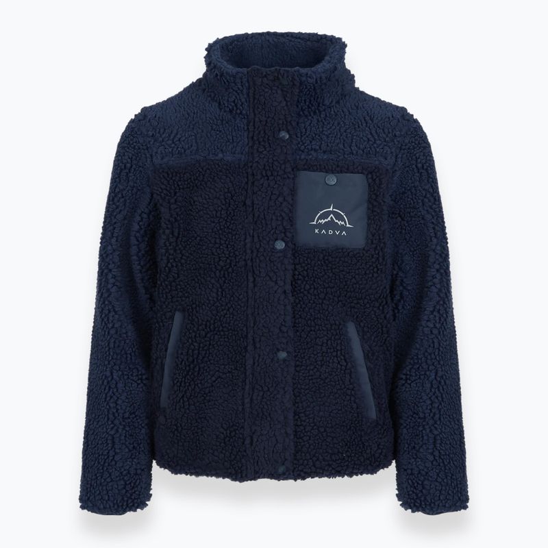 Bluza polarowa dziecięca KADVA Rodvik JR granatowy 3