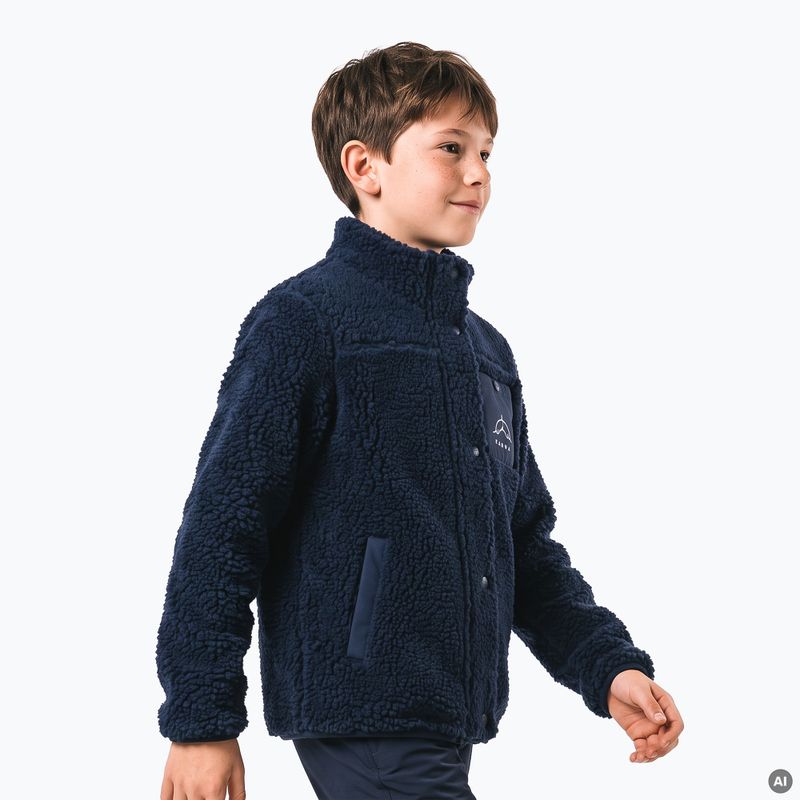 Bluza polarowa dziecięca KADVA Rodvik JR granatowy 5