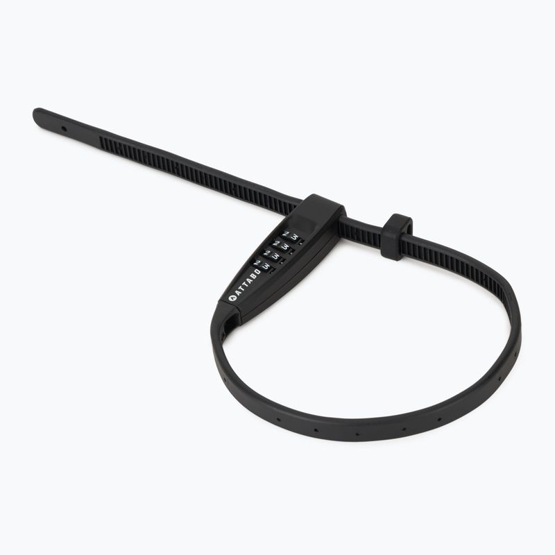 Zapięcie rowerowe ATTABO Z.45 na szyfr Zip Lock czarny