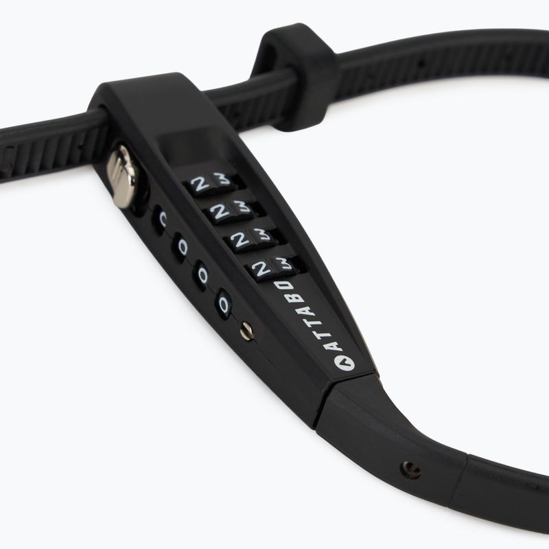 Zapięcie rowerowe ATTABO Z.45 na szyfr Zip Lock czarny 3