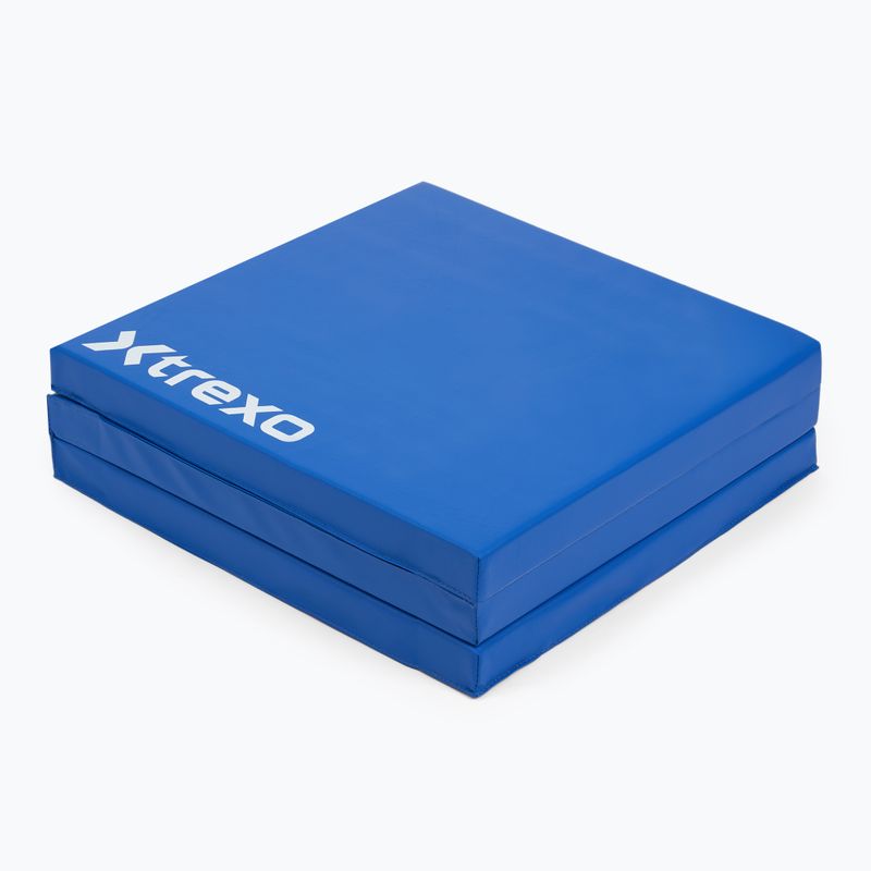 Materac gimnastyczny XTREXO składany 180 x 60 x 5 cm niebieski 4