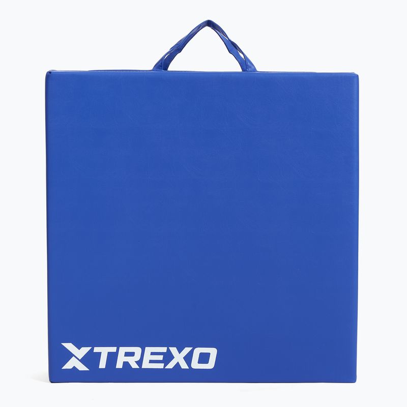 Materac gimnastyczny TREXO składany 180 x  60 x 5 cm  niebieski 5