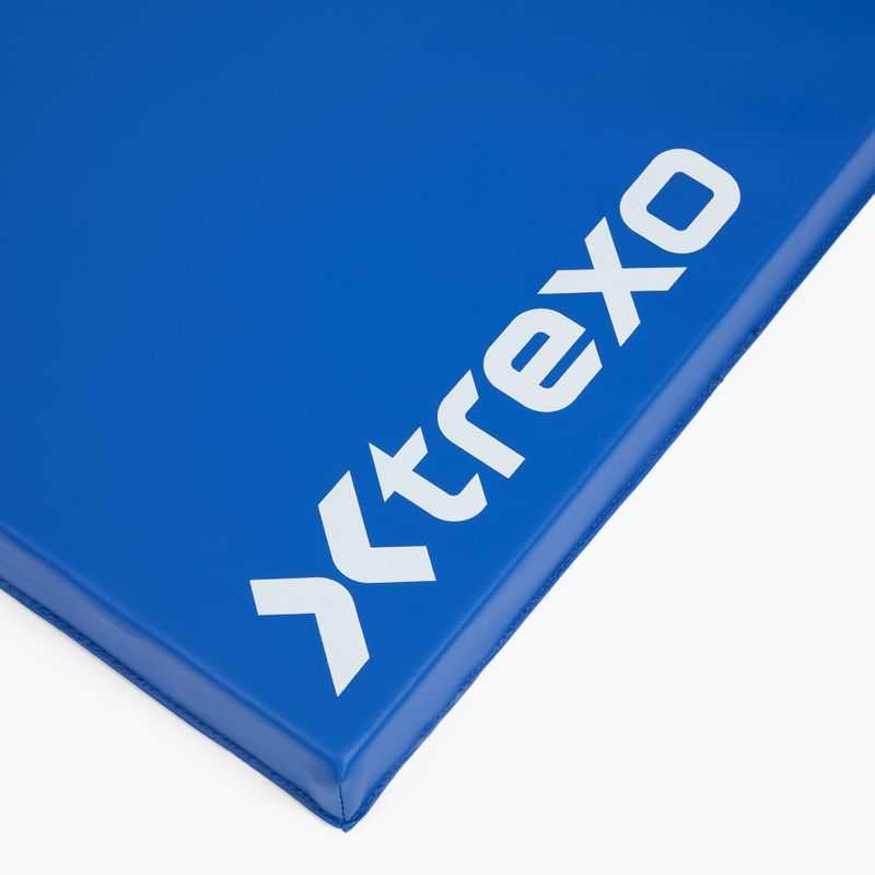 Materac gimnastyczny XTREXO składany 180 x 60 x 5 cm niebieski 7