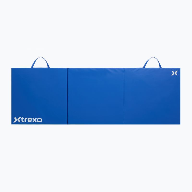 Materac gimnastyczny XTREXO składany 180 x 60 x 5 cm niebieski 11