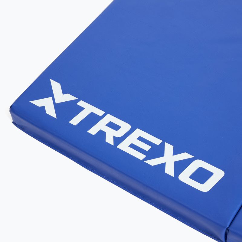 Materac gimnastyczny TREXO składany 195 x 80 x 5 cm niebieski 7