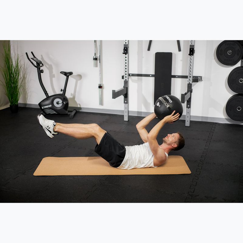 Piłka lekarska XTREXO Wall Ball 5 kg czarny 6