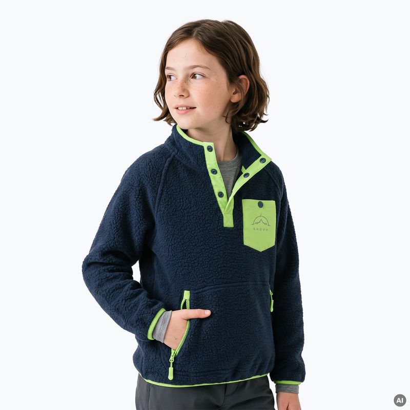 Bluza polarowa dziecięca KADVA RODIA JR niebieski