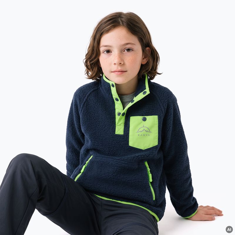 Bluza polarowa dziecięca KADVA RODIA JR niebieski 6