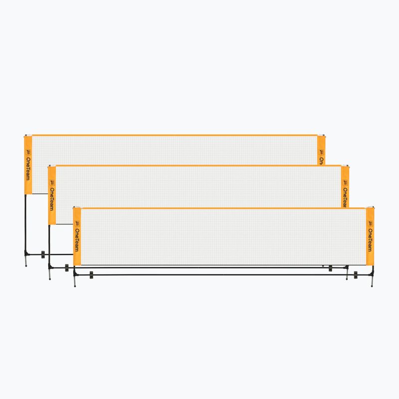 Siatka do badmintona OneTeam Netura 4 pomarańczowy 2