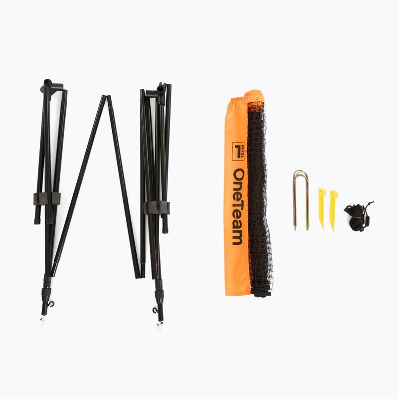 Siatka do badmintona OneTeam Netura 4 pomarańczowy 4