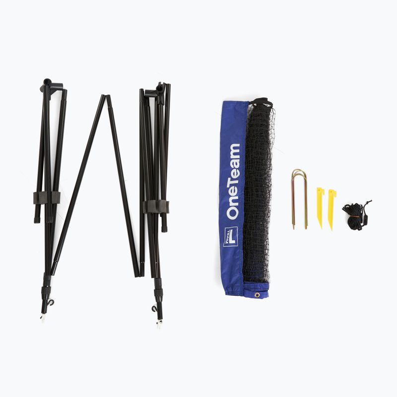 Siatka do badmintona OneTeam Netura 5 niebieski 4