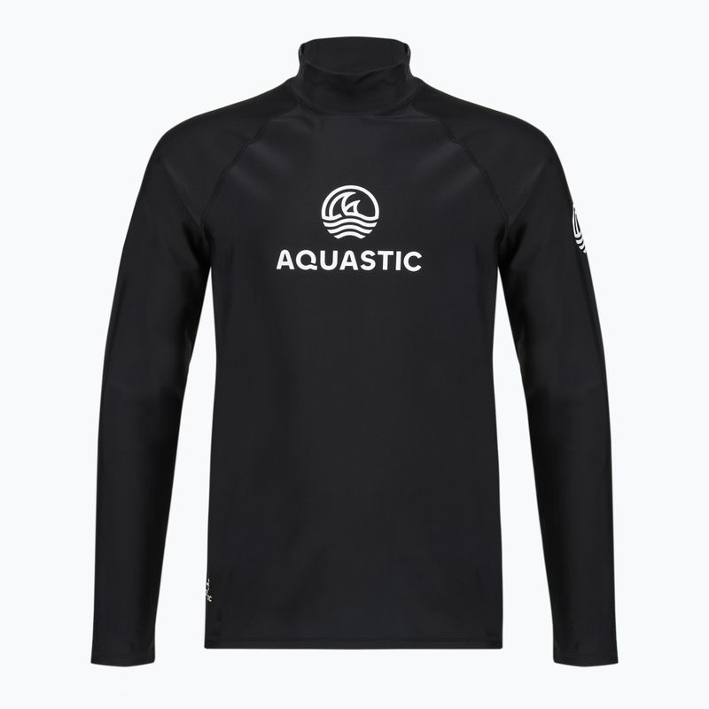 Longsleeve do pywania Aquastic RIMOS LS UV 50+ UPF czarny