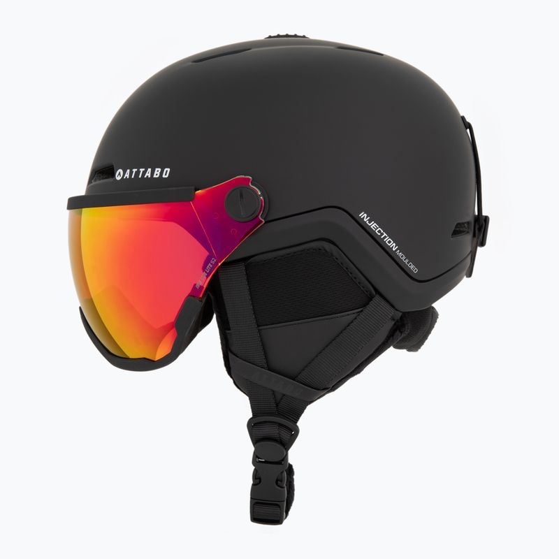 Kask narciarski dziecięcy ATTABO Avens 2.0 Jr Visor czarny 3