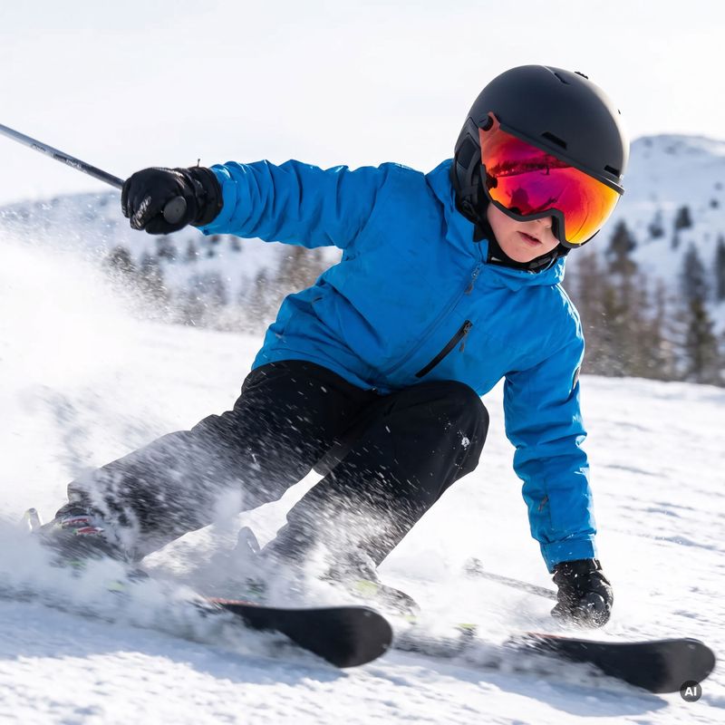 Kask narciarski dziecięcy ATTABO Avens 2.0 Jr Visor czarny 3