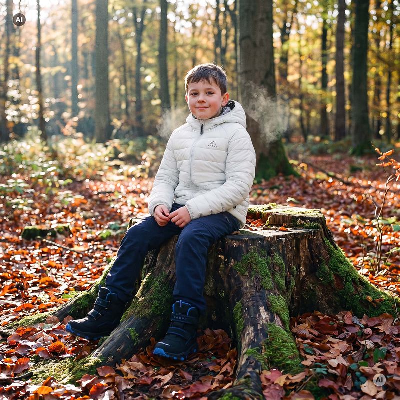 Kurtka dziecięca KADVA Litey JR biały 5