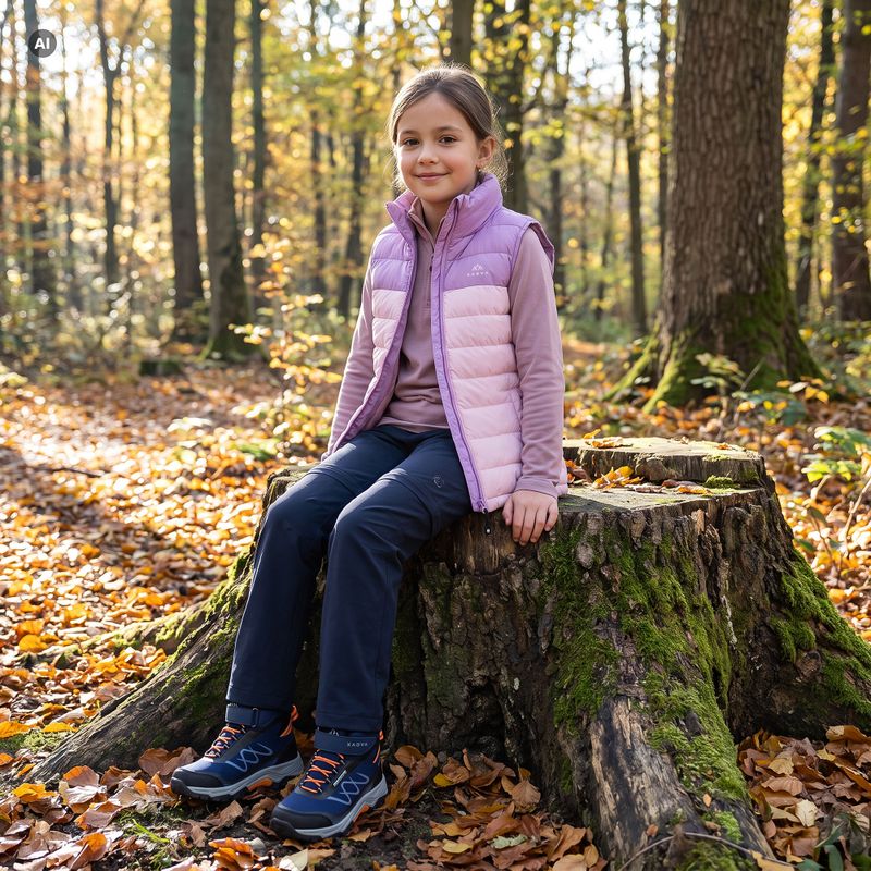 Bezrękawnik dziecięcy KADVA Cryon JR fioletowy 7