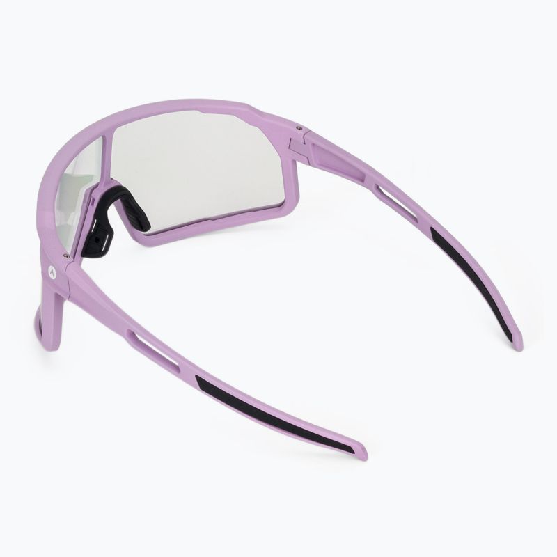 Okulary rowerowe przeciwsłoneczne ATTABO Stilb photochromic fioletowy 5