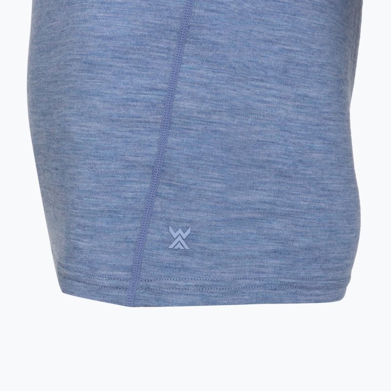 Koszulka termoaktywna męska WOOLCANO Merino 100% TEE0546 niebieska 3