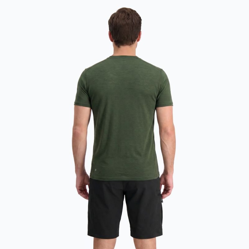 Koszulka termoaktywna męska WOOLCANO Merino 100% TEE0546 zielony 3