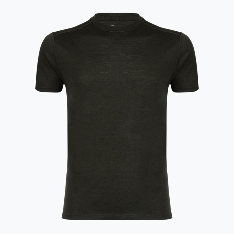 Koszulka termoaktywna męska WOOLCANO Merino 100% TEE0546 zielona 2
