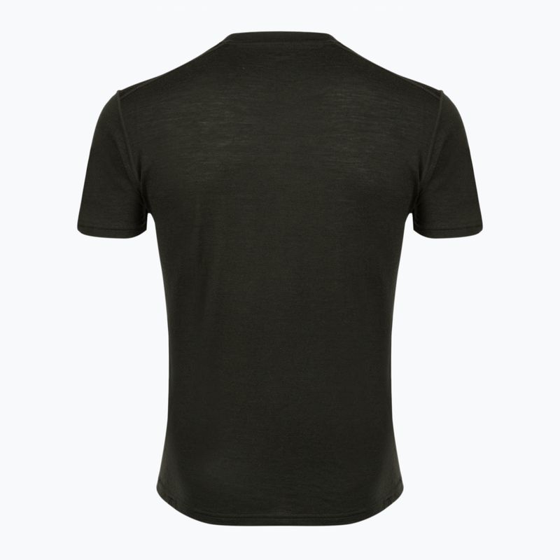 Koszulka termoaktywna męska WOOLCANO Merino 100% TEE0546 zielony 2
