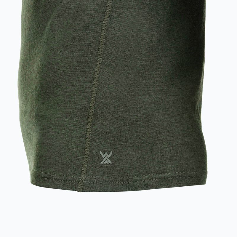 Koszulka termoaktywna męska WOOLCANO Merino 100% TEE0546 zielony 7