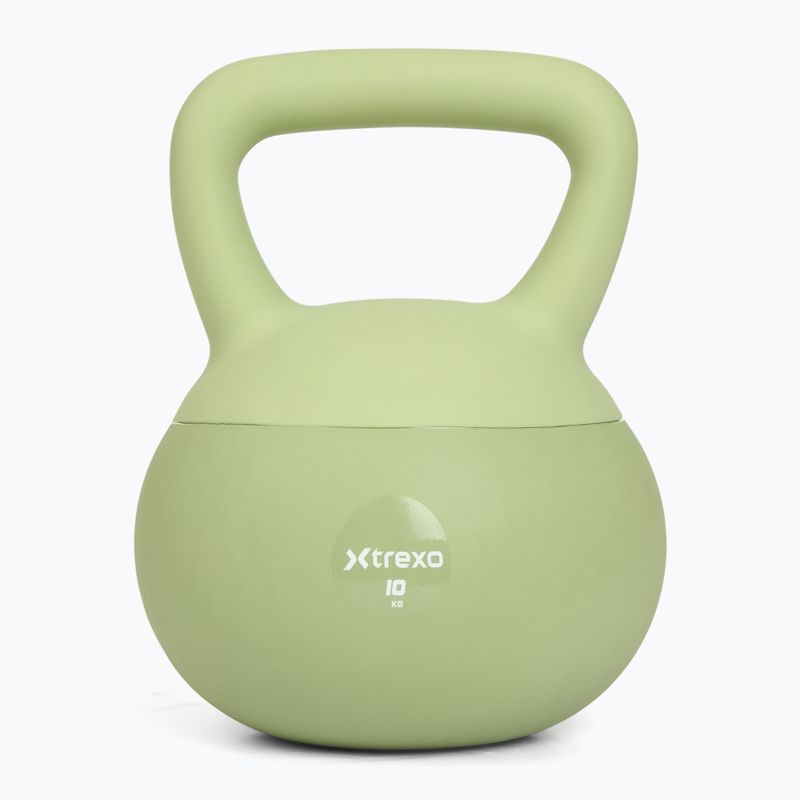 Kettlebell miękki XTREXO 10 kg zielony