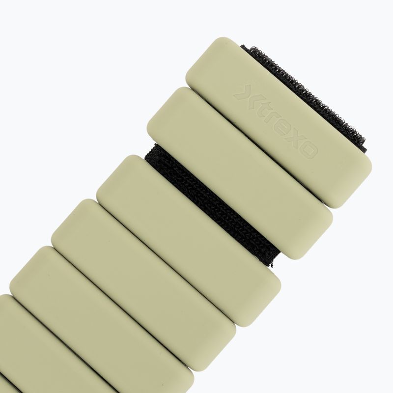 Obciążniki na kostki i nadgarstki XTREXO SCULPT 2 x 0,5 kg zielony 6