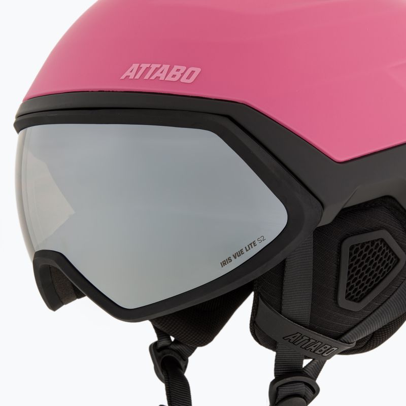 Kask narciarski dziecięcy ATTABO Avens 3.0 Jr Visor ERT różowy 14