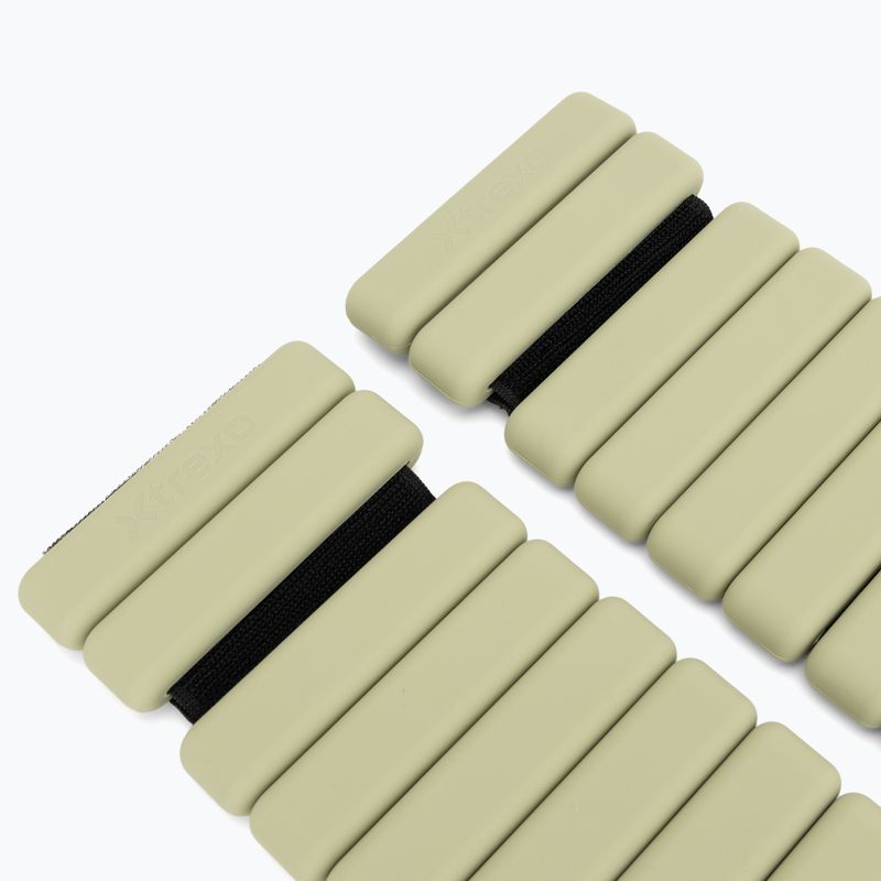 Obciążniki na kostki i nadgarstki XTREXO SCULPT 2 x 1.5 kg zielony 5