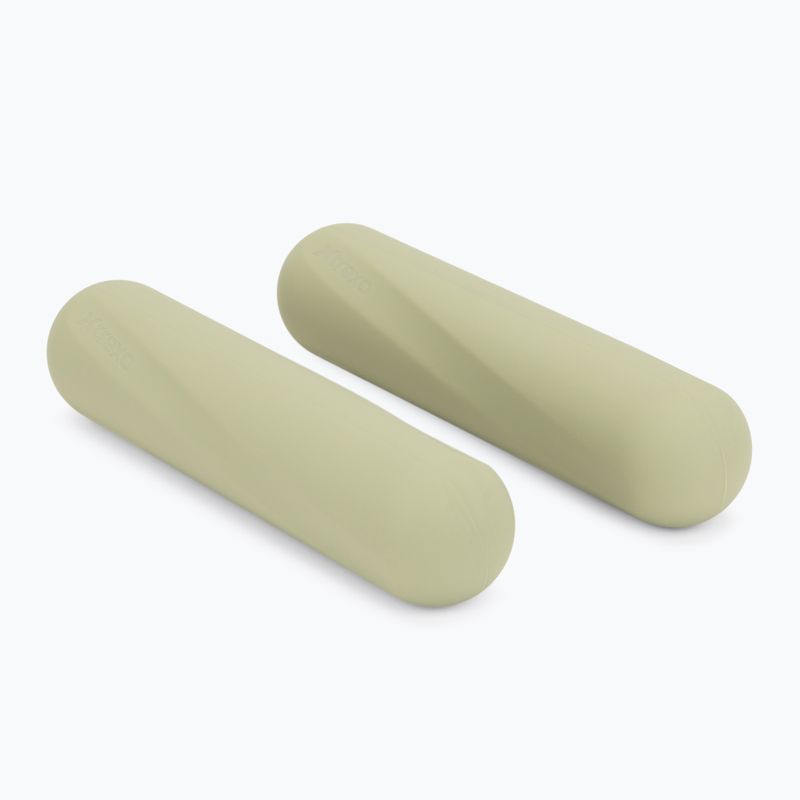 Zestaw hantli XTREXO SCULPT 2 x 2 kg zielony