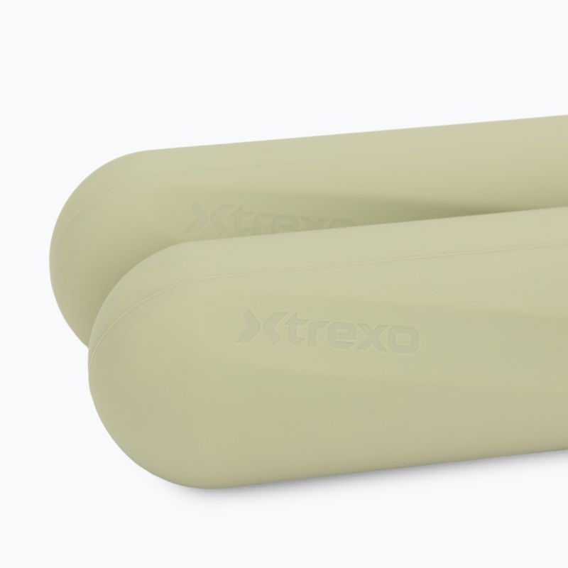 Zestaw hantli XTREXO SCULPT 2 x 2 kg zielony 6