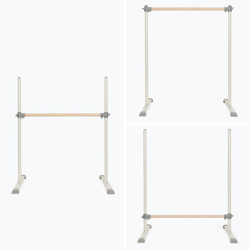 Drążek XTREXO SCULPT BB115 baletowy srebrny 4