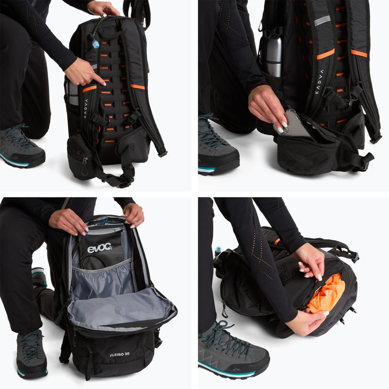 Plecak turystyczny KADVA Fleiro 30 l czarny 13