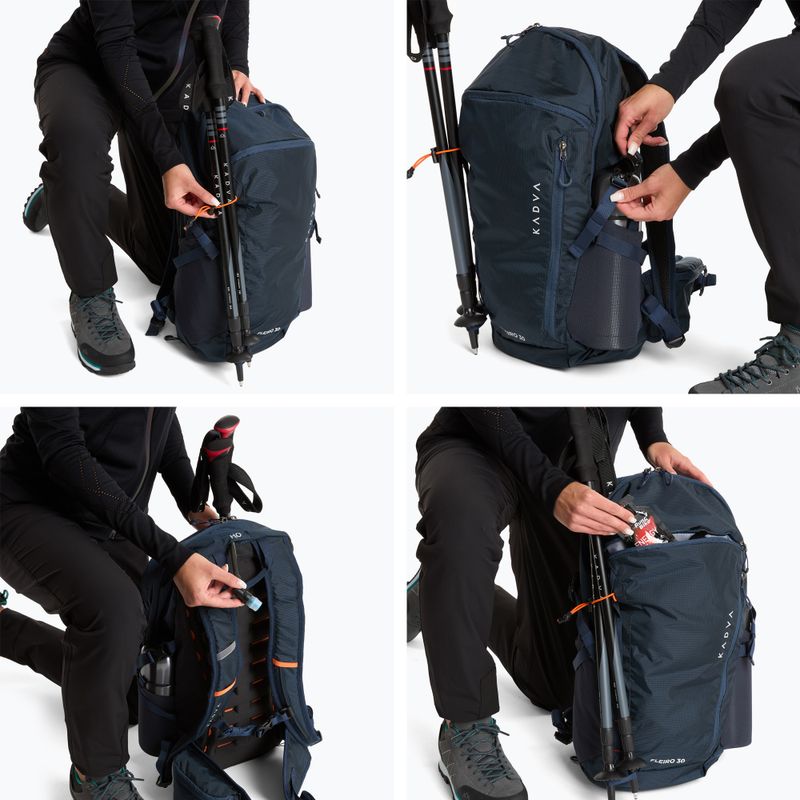Plecak turystyczny KADVA Fleiro 30 l granatowy 13