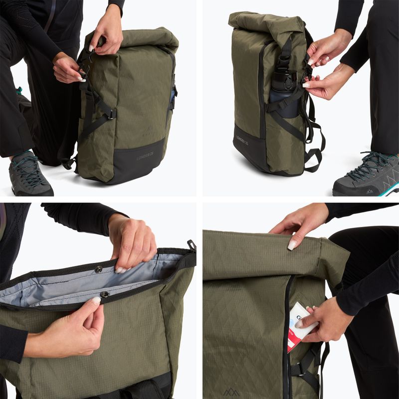 Plecak turystyczny KADVA Londer 25 l zielony 11