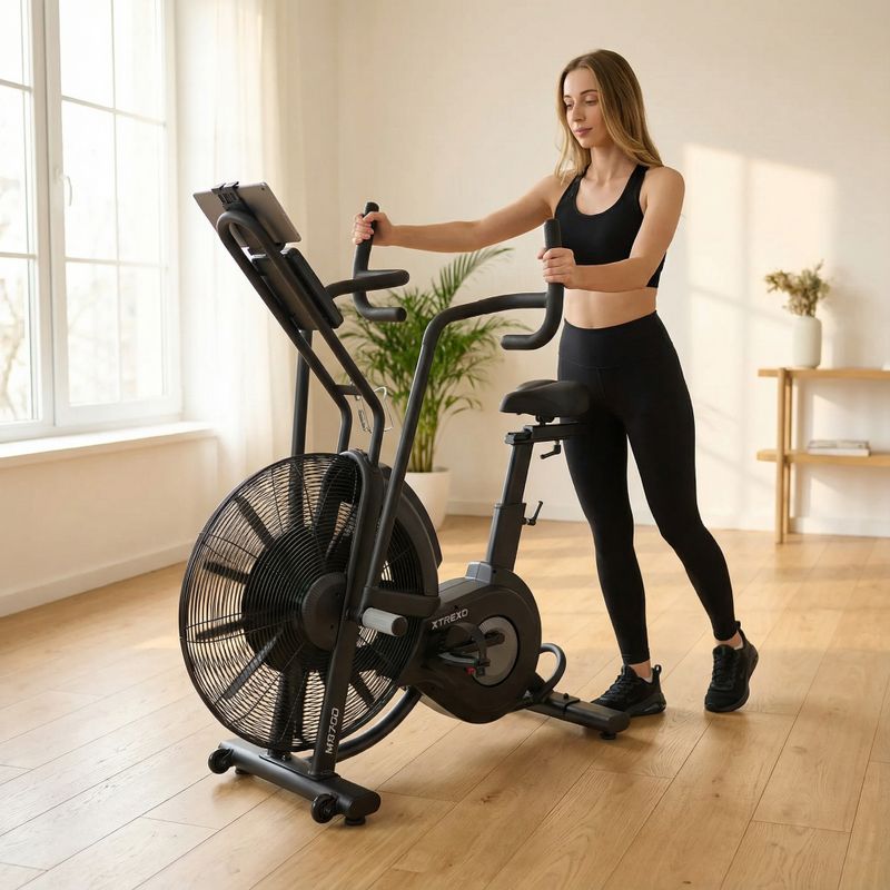 Rower powietrzny XTREXO MB700 czarny 4