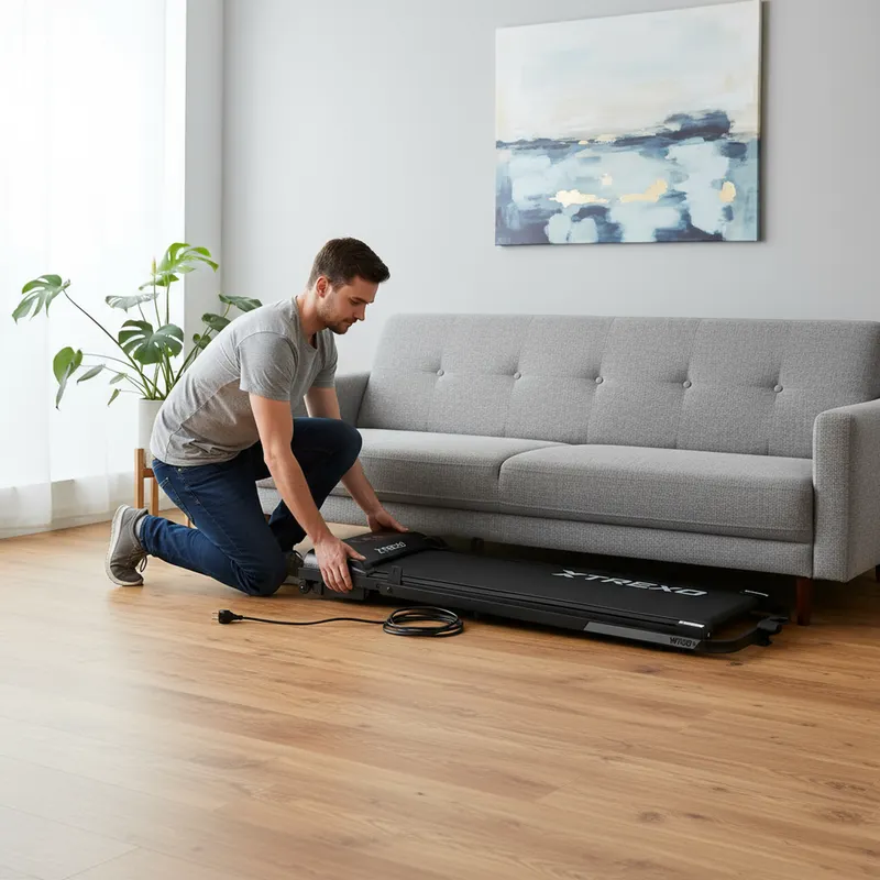 Bieżnia TREXO Walking Pad W100+ czarny 4