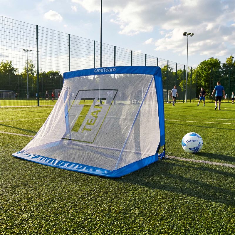 Bramki do piłki nożnej OneTeam Footzy Pop-Up niebieski 6