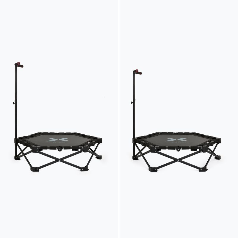 Trampolina XTREXO Hop&Side składana czarny 13