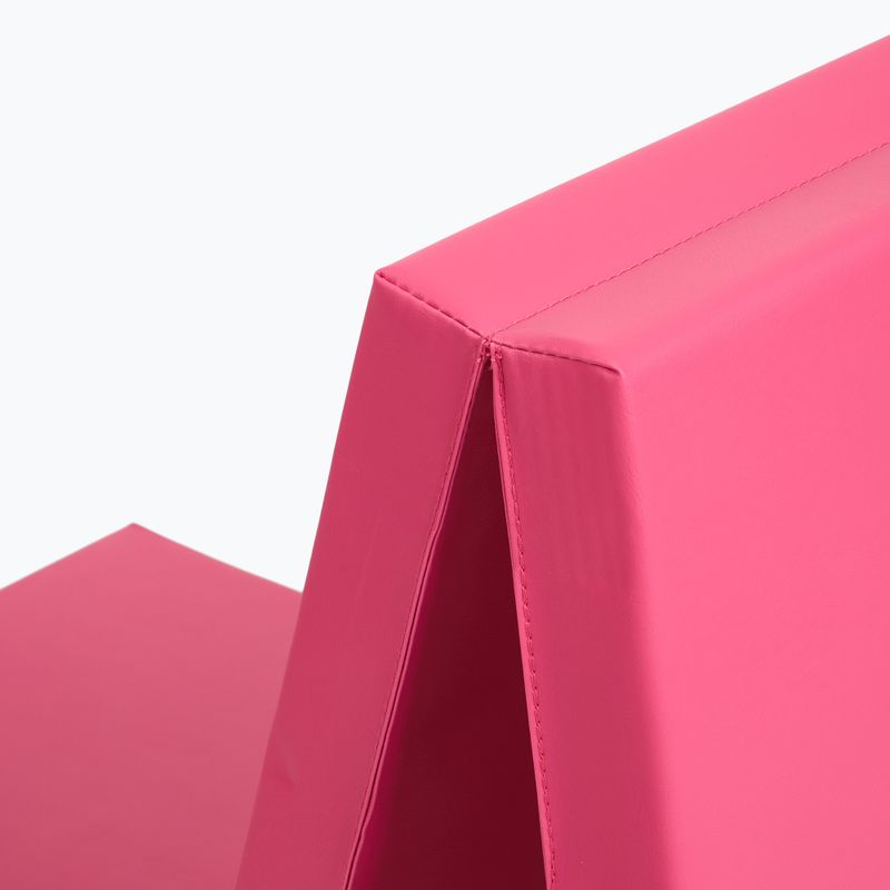 Materac gimnastyczny XTREXO składany 180 x  60 x 5 cm różowy 9