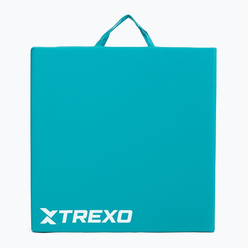 Materac gimnastyczny TREXO składany 180 x  60 x 5 cm zielony 5