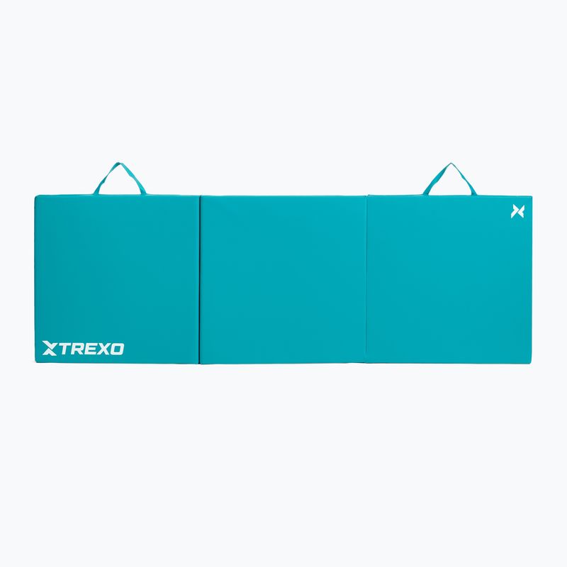Materac gimnastyczny XTREXO składany 180 x  60 x 5 cm zielony 7
