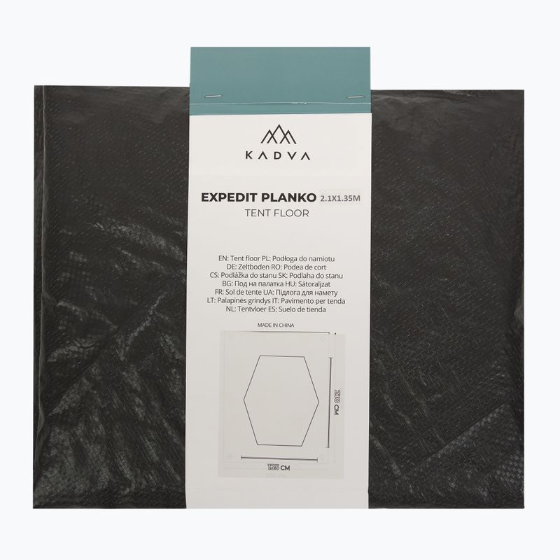 Podłoga KADVA Planko do namiotu Expedit 2 PRO czarny 3