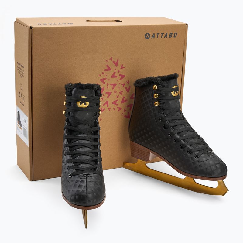 Łyżwy figurowe damskie ATTABO Lukso czarny 6